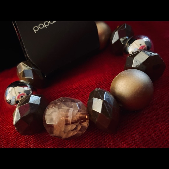 Brown + Copper Necklace, Earring, and Bracelet Set NWT Perfect Gift - Picture 16 of 16